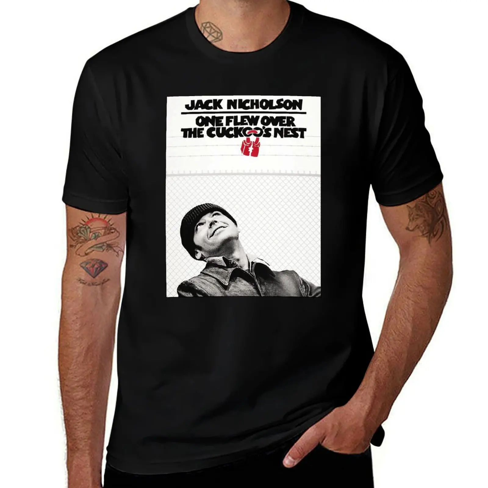 one flew over the cuckoo's nest T-Shirt Sports Casual Short Sleeve Cotton Tee