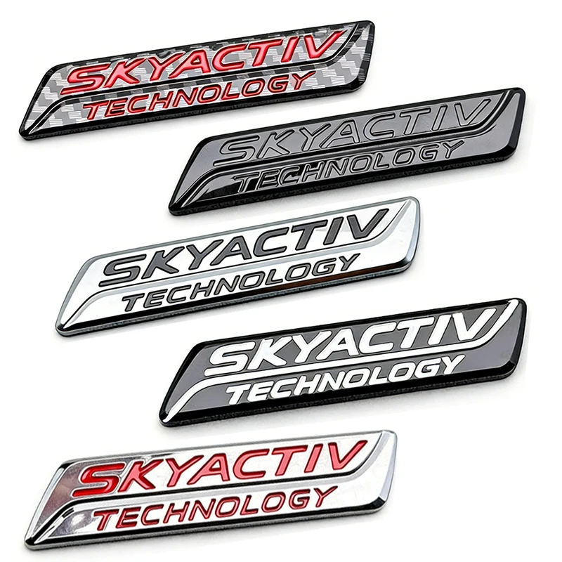 ABS MAZDA SKYACTIV Emblem Aufkleber Multi-Style für Auto Kotflügel Kofferraum Heck | Mazda3-6 Serie Auto-Außendekorationszubehör – Detail 3