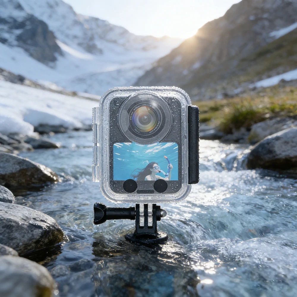 

Водонепроницаемый чехол для дайвинга Seafrogs 40 м + комплект из 2 плавучих кронштейнов для панорамной камеры DJI Osmo 360, набор аксессуаров для серфинга и фотосъемки