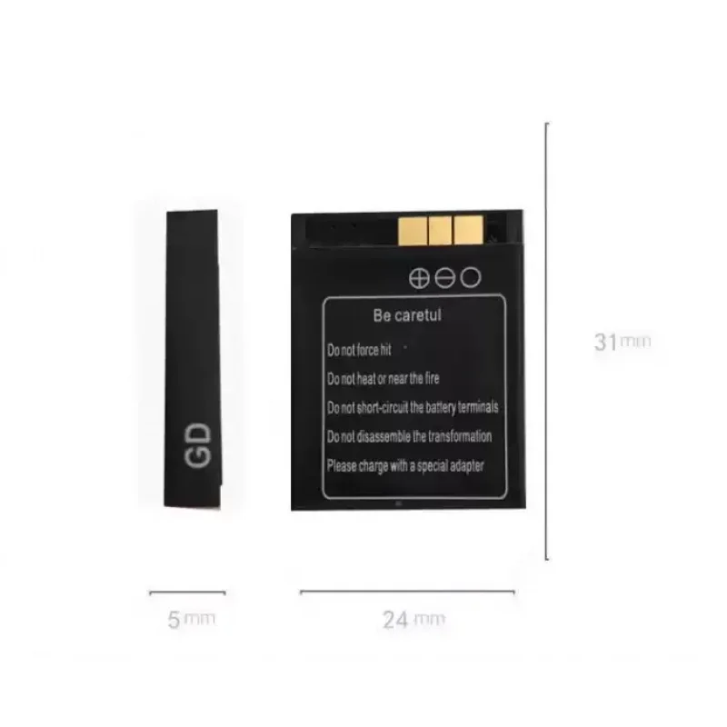 FOR 5-10pcs/lot LQ-S1 3.7v DZ09 380mah AB-S1 Y1 M9 Children's Adult Smart Phone Watch Lithium Battery