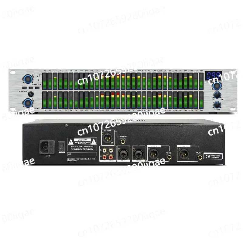 Professional DSP audio processor 31-band digital equalizer