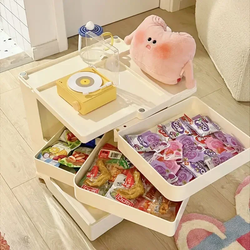 

sofa side, side cabinet corner, bedside table, small table, coffee table, removable storage, snack rack