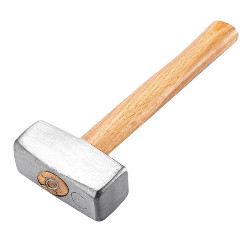 

ABFY-3 Lbs Sledge Hammer With Wooden Handle - Heavy Duty High Carbon Steel Mini Hammer For Masonry, Carpentry, Home Repair