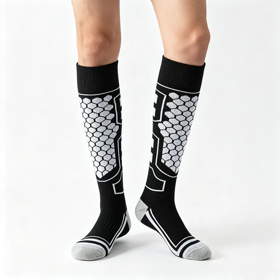 1/5pairs men women ski knee hi - огляд і ціна Thermal Sock Winter