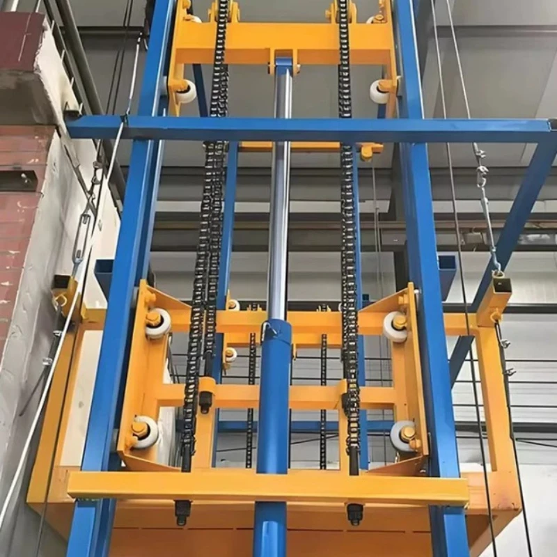 Lift Freight Elevator Warehouse Lift Rail Type Electric Lift Elevator Hydraulic Lifting Operation Platform