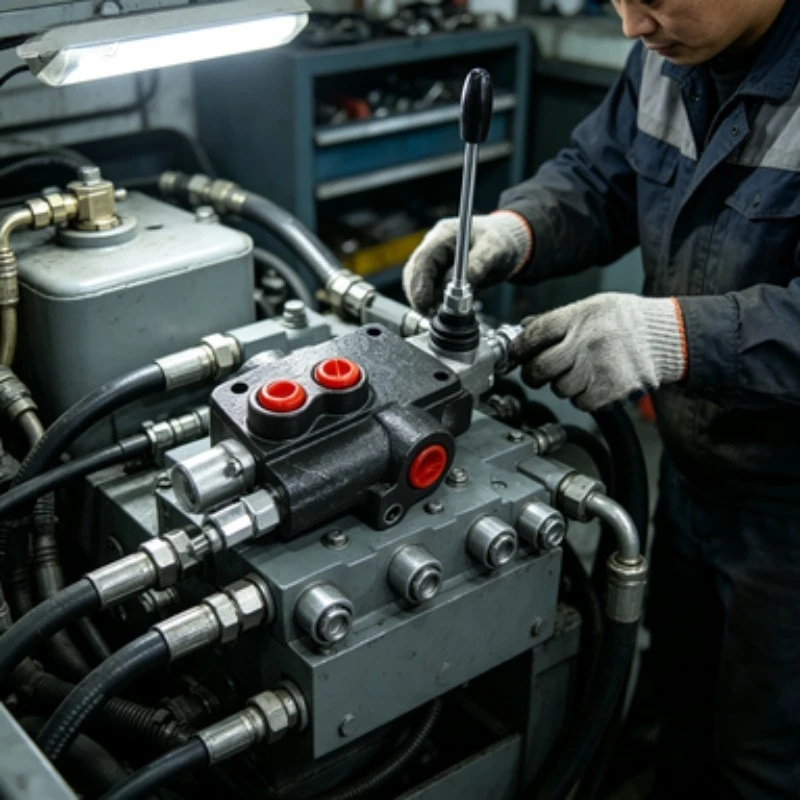 Hydraulic Multi Way Directional Control Valve Integrated High Pressure Valve For Construction Machinery