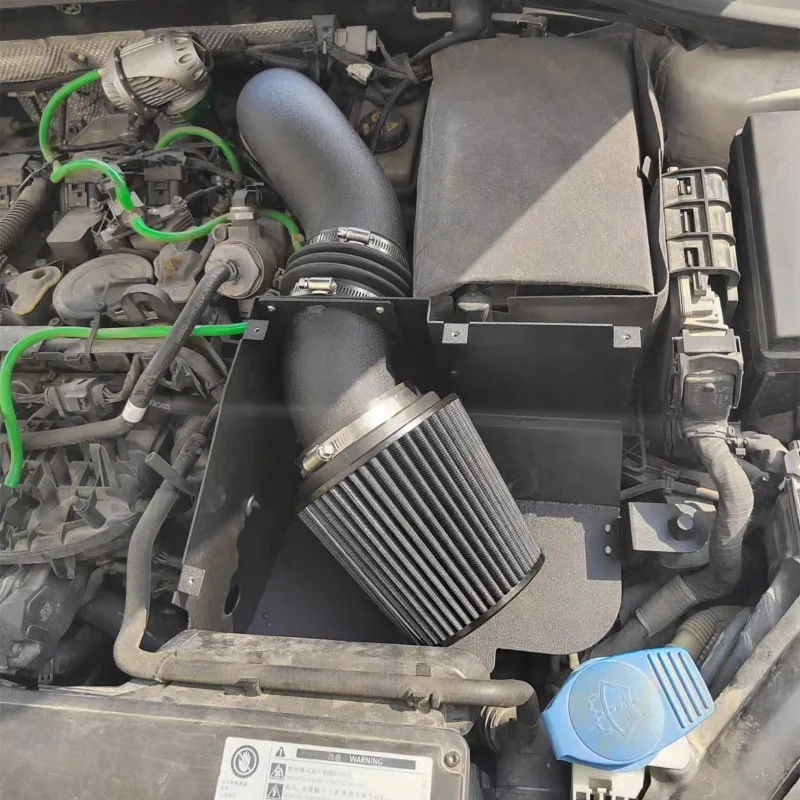 مجموعة أنابيب دخول الهواء البارد عالية التدفق لشركة فولكس فاجن جولف MK7 7.5 MK8 EA888 Gen3 1.8T 2.0T 2012-2020 درع حرارة المحرك مع فلتر #3