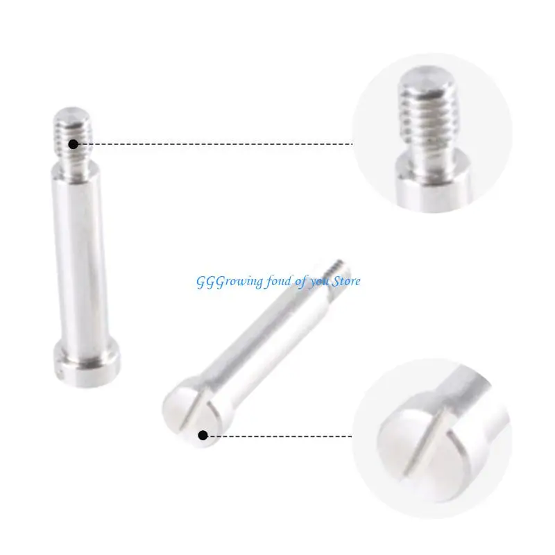 H9EB 2PCS 4MM مسامير الفولاذ المقاوم للصدأ مقاوم المقاوم للصدأ خرطوشة تصاعد مسامير مغزل البراغي