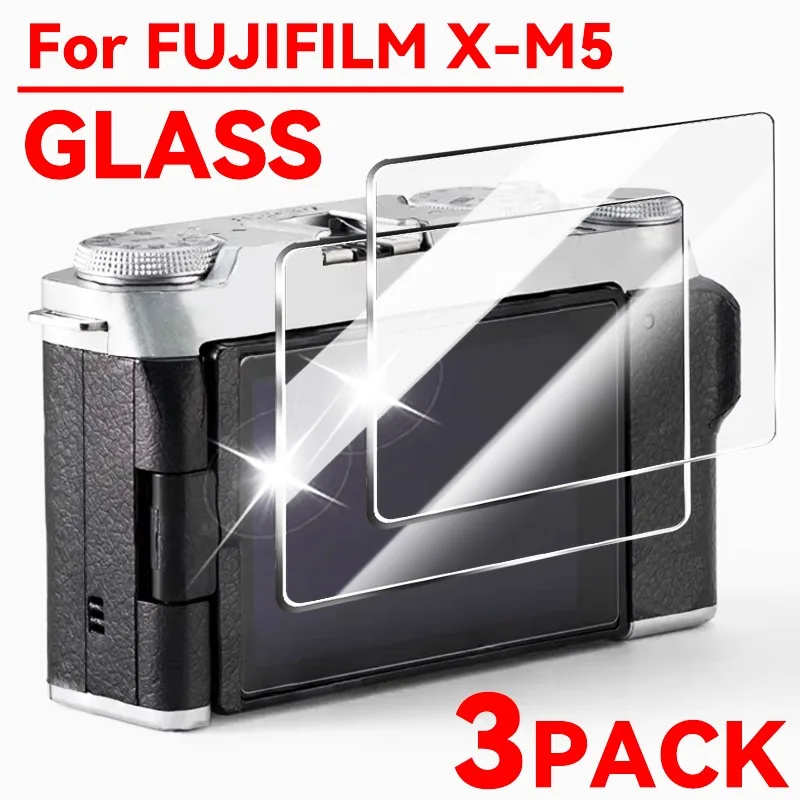 3/1PACK for FUJIFILM X-M5 Camera Screen Protector Tempered Film Anti-scratch Full Coverage Camera Screen Protective Glass Films