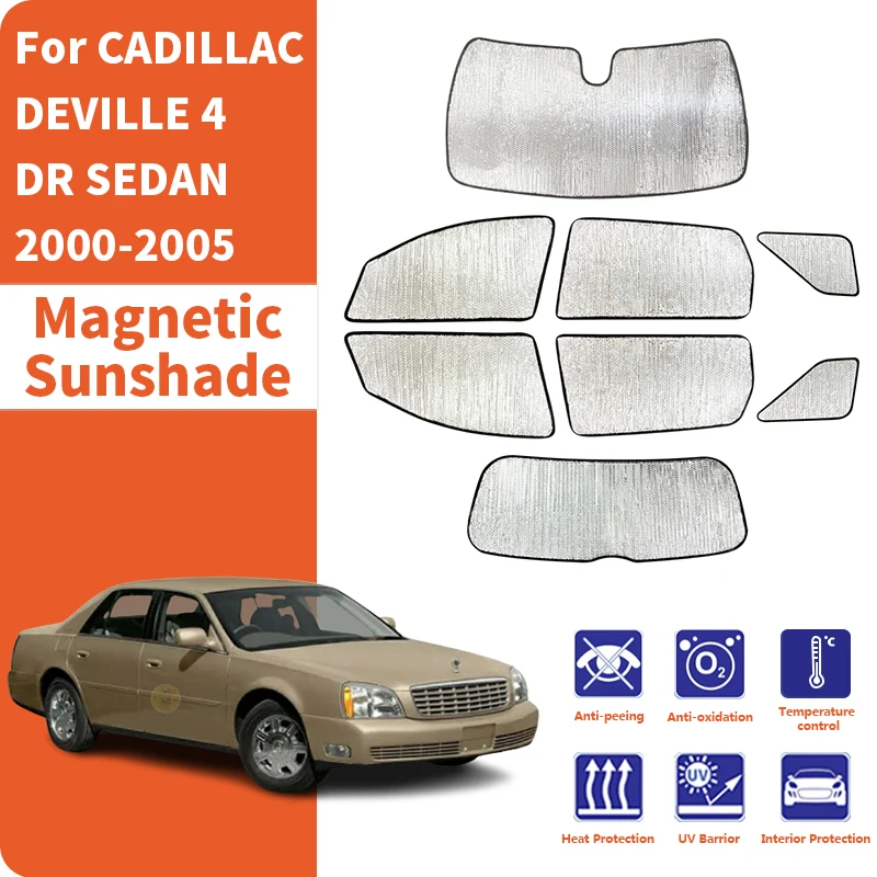 Parasol Personalizado para Ventana de Coche, Anti-UV, Visera para Ventana de Coche, Cubiertas para Parasol, Accesorios para CADILLAC DEVILLE 4 PUERTAS SEDÁN 2000-2005