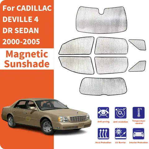 Custom Car Window Sunshade Anti-UV Car Sun Window Visors Sunshade Covers Accessories For CADILLAC DEVILLE 4 DR SEDAN 2000-2005