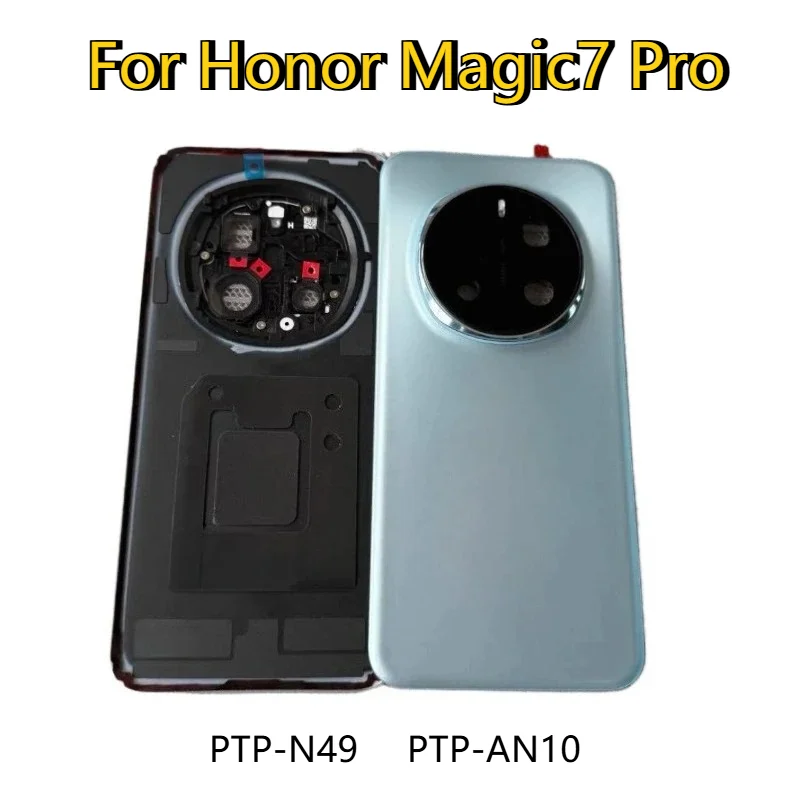 AAA+ quality Back Battery Cover For Honor Magic7 Pro Back Cover Magic 7 Pro PTP-N49 PTP-AN10 Housing Door Lid Rear Case Replace