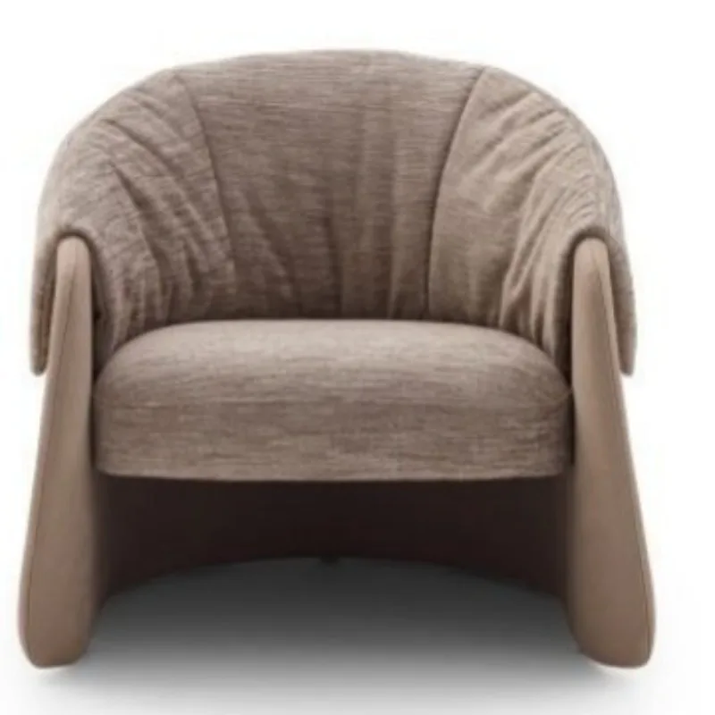 

Nordic simple modern single sofa chair full set of creative living room balcony casual armrest tiger chair