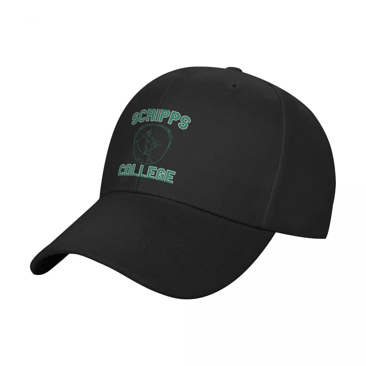 

scripps college vintage green logo Baseball Cap Luxury man cap fashionable Trucker Cap Hats For Men Women's