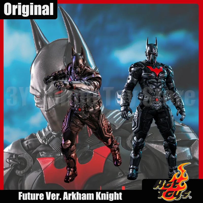 Original Hot Toys Batman Figure 1/6 Ht Vgm39 Batman Future Ver. Arkham Knight Figures Model Doll Collect Decor Toy Birthday Gift