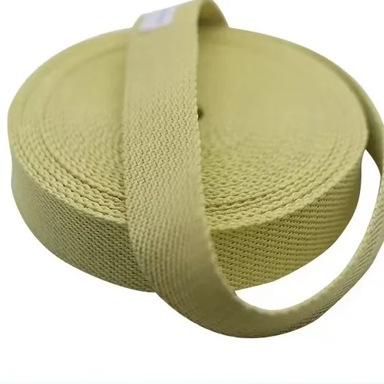 

Aramid fiber woven tape, ultra strong tensile Belt, Kevlar 1414 High Temperature 560 ℃ fire flame heat resistant Strap