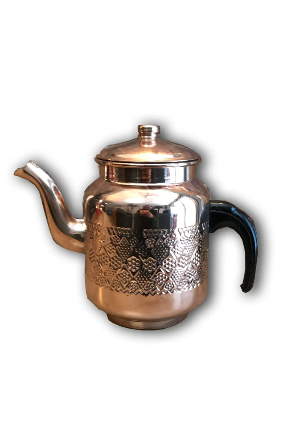 Medium Size Teapot English Copper Teapot Kettle Handmade Kitchen Tea Set Traditional Tea Coffee Boiler Wooden Handle