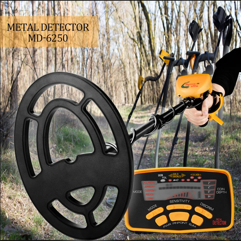 MD-6250 Metal Detector High Sensitivity Underground yellow Gold Detector Handheld Precise Positioning Hunter search Detector