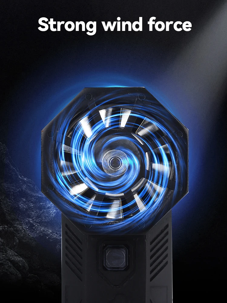 Mini Turbo Jet Fan 130000RPM Wind Speed 52m/s Brushless Motor Handheld Duct Fan High-Performance Cyclone Turbo Electric Blower