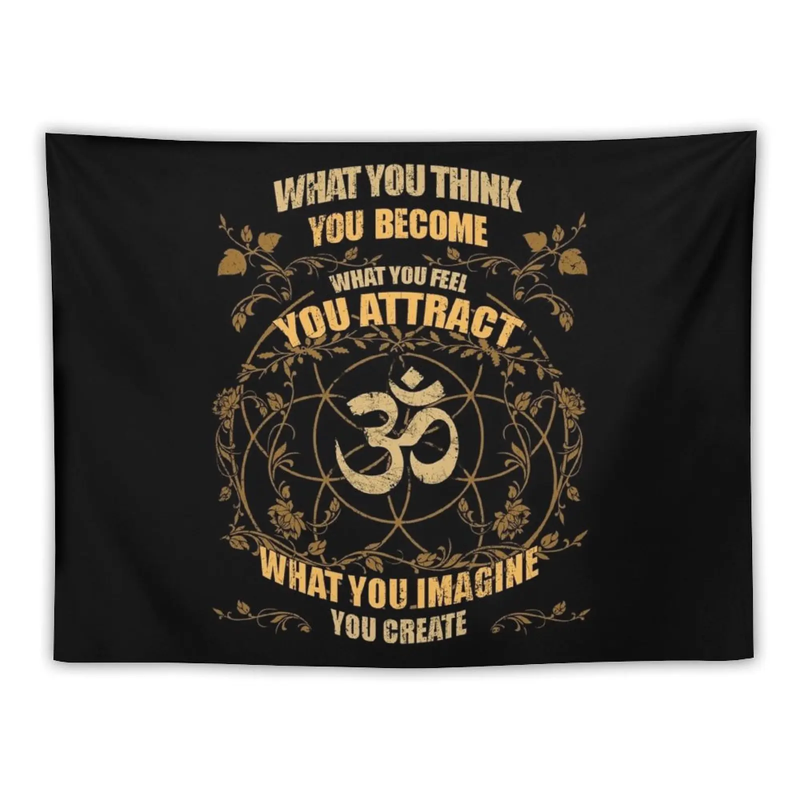 

What You Think You Become Tapestry Decoration Room Anime Decor Bathroom Decor Tapestry