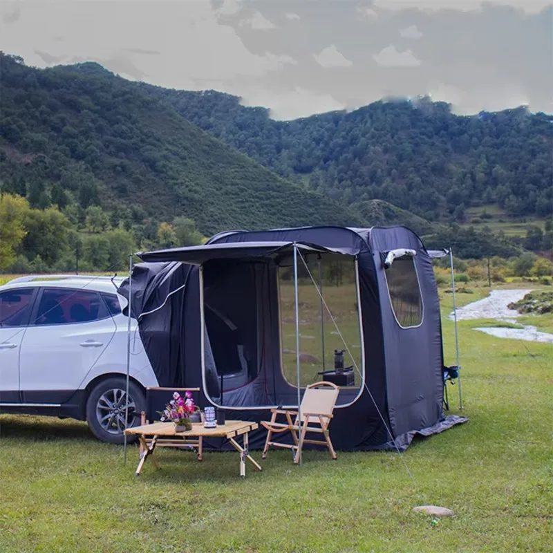 YTYIN Unistrengh New Outdoor Camping Multi-functional SUV Traveling Tent Car Rear Tent