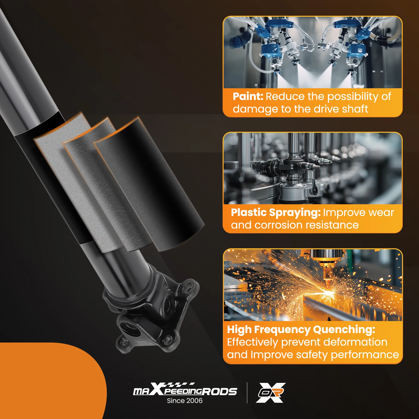 

Front Driveshaft Propshaft Assembly for Infiniti EX35 M45 X 2008-2010 37200CL70A