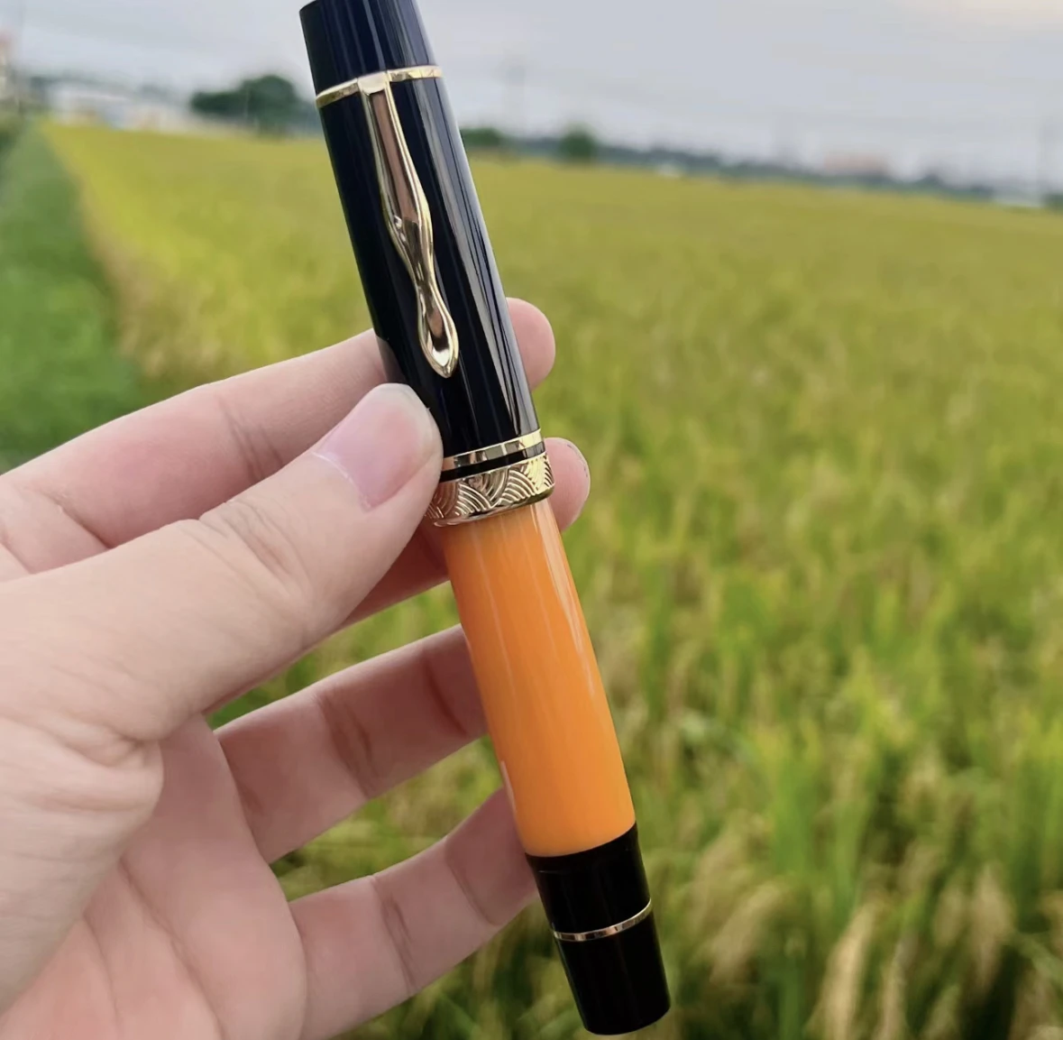 MAJOHN P139 Большая перьевая ручка с поршнем No 6/8 EF/F/M Перо Ретро Твердый резиновый язык Цельномедная поршневая структура Ручка для письма Gfit Pen