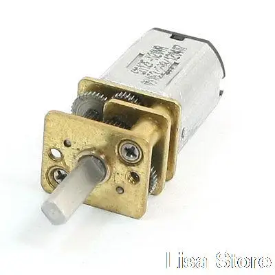 10RPM 12GA N20 6V 10mm Eixo Longo Mini DC Motor de Caixa Engrenada para Carro Inteligente