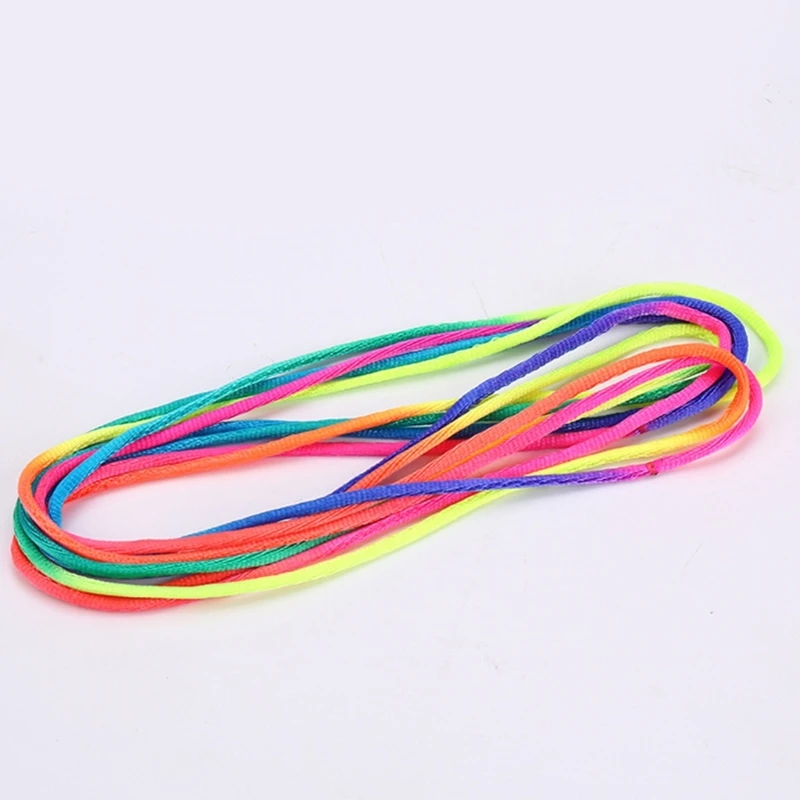 3 stuks Rainbow Finger Twist Touwen Nylon Fun Party Game voor kinderen verjaardagscadeaus