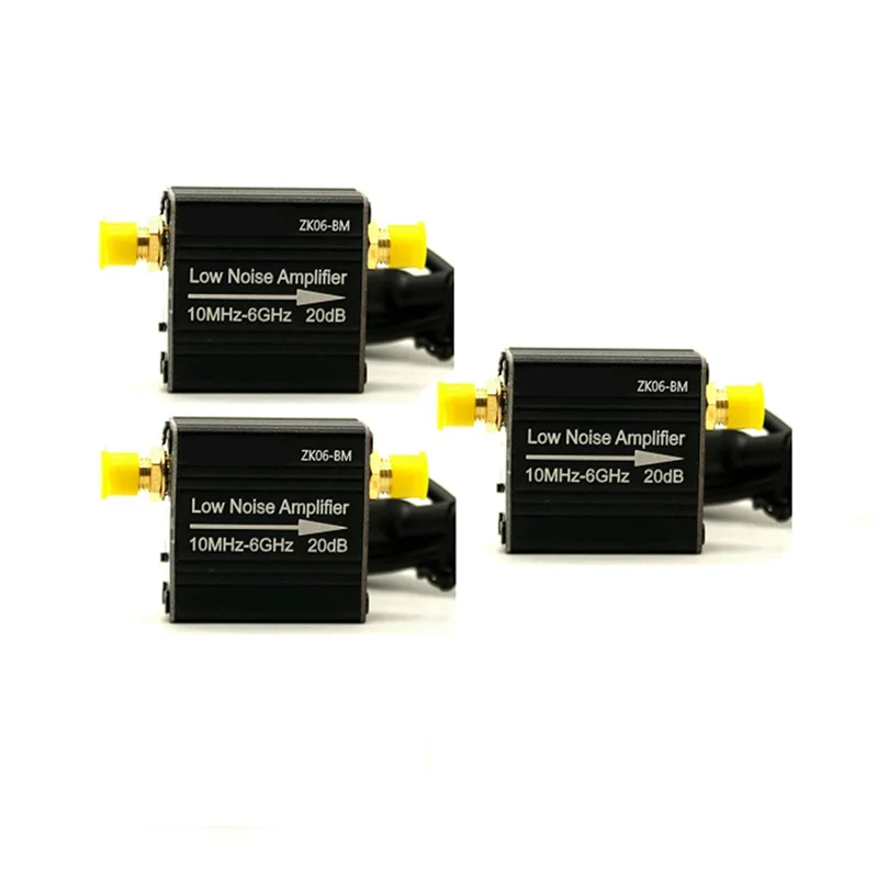 

A13E-3 Sets ZK06-BM Series Low Noise Amplifier 100Khz-6Ghz 20Db High Gain LNA RF Power Preamplifier Module
