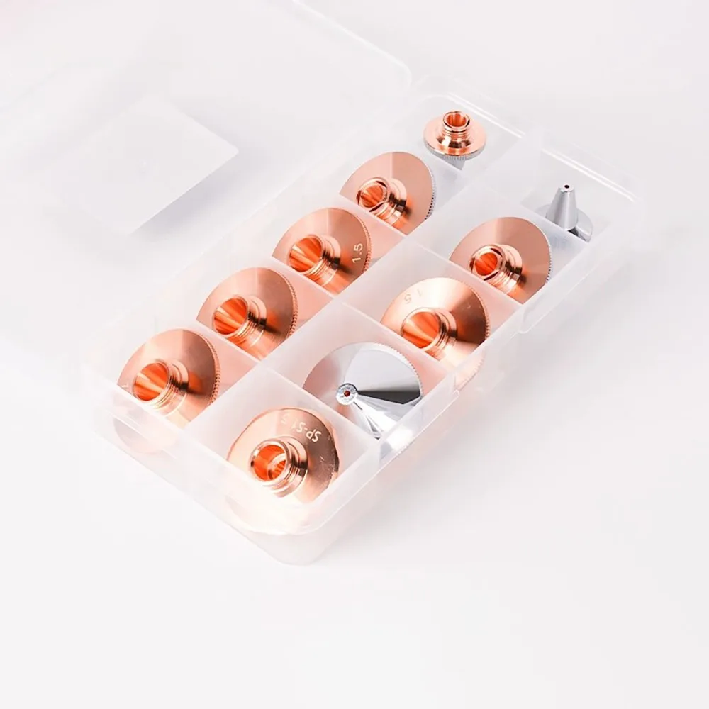 BRH Raytools Nozzle Single/Double Layer Dia.28mm Caliber 0.8-5.0mm For Empower Fiber Laser Head Bodor Glorystar Laser Machine