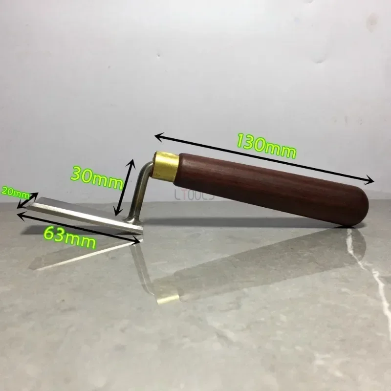 10/16/20mm Woodworking White Steel High Foot Shovel Wear-resistant Durable Rust Proof Gooseneck Carving Cutting Wood Tools