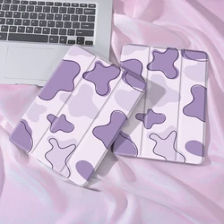 Purple block Case Compatible With iPad iPad 9.7-Inch (6th/5th Generation, 2018/2017)Mini4/5 ,Air4/5 10.9in,With Pen Holder