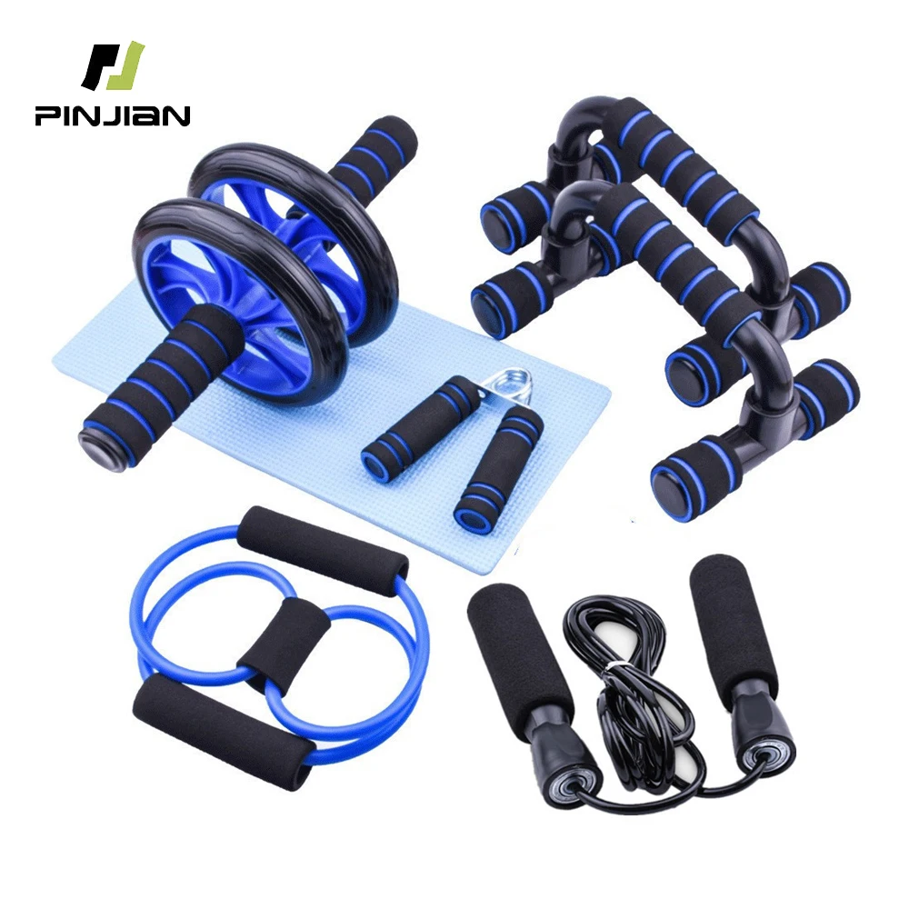 Household Healthy Abdominal Wheel Indoor Sports Product Combination Set    For Arm Waist Leg Exercise Gym Fitness Equipment