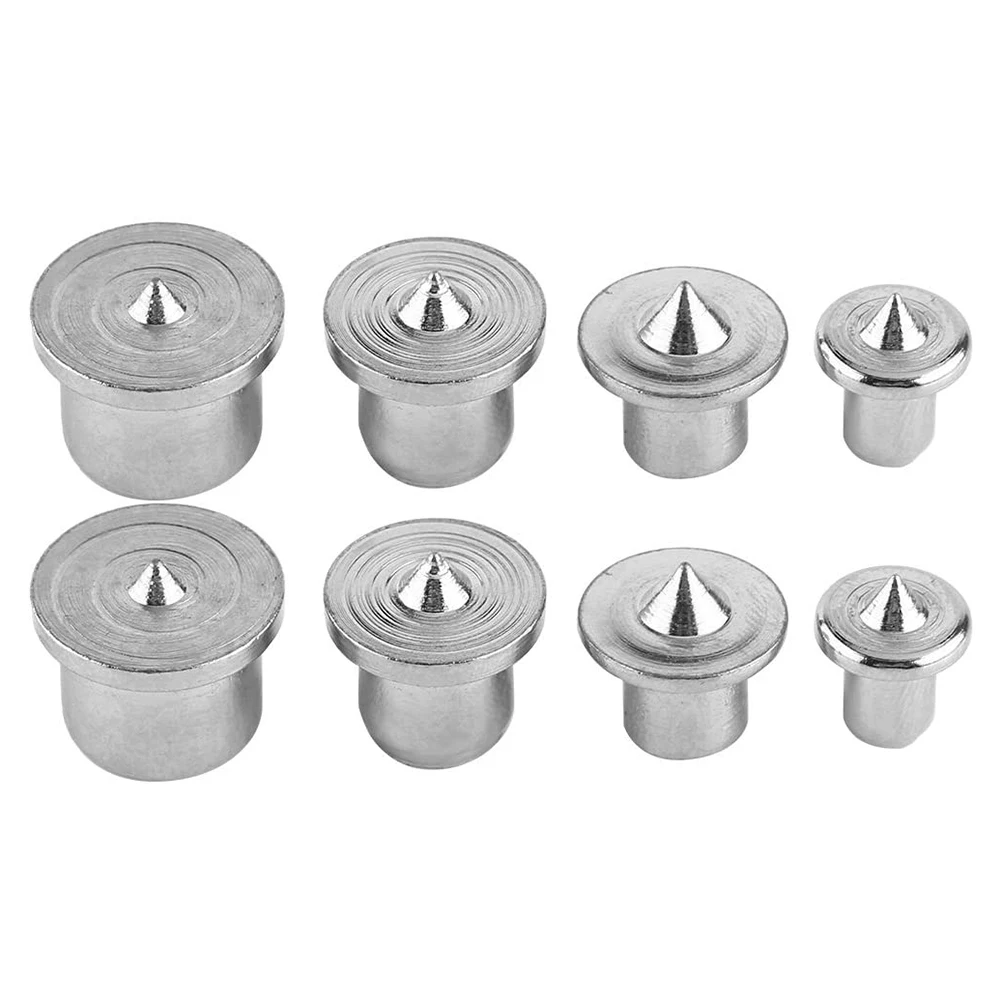 Dowel Centers Marker Hole Dowel Centre Point Marker Hole 8* 8mm Solid Tenon Center Chrome Plating Chrome plating