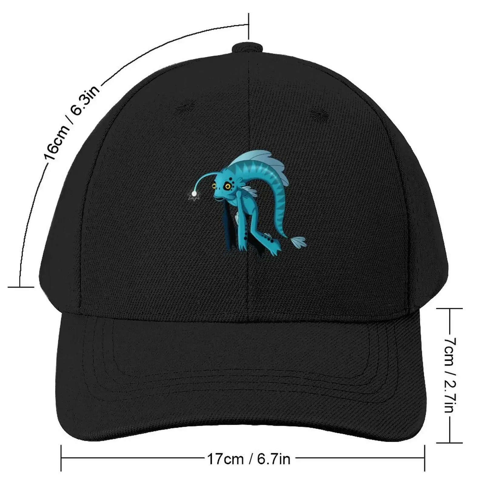 Anglerfish head Baseball Cap fashionable New In The Hat Boy Child Women's