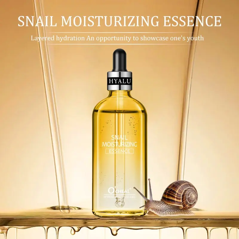 مكافحة الشيخوخة ثبات الحلزون Mucin جوهر مصل حمض الهيالورونيك خفيفة الوزن مرطب ترطيب منعش غير دهني مصل الوجه #1