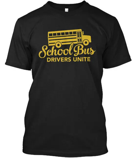 School Bus Drivers Unite Official T-Shirt Made in the USA Anime Pattern Clothing Cotton Short SleeveAnime Graphic T-shirts for M