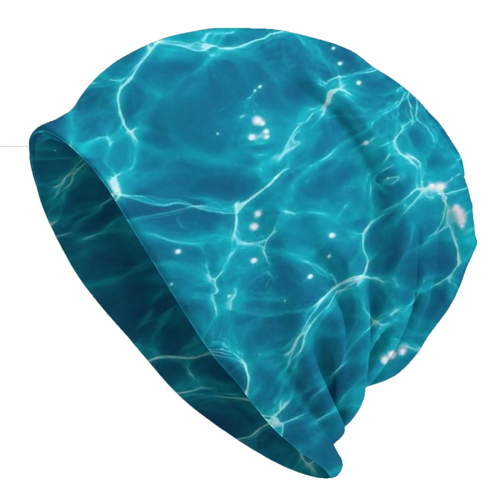 Blue (20) Autumn Spring Caps For Men Women Sea Wave Ski Caps Soft Bonnet Hats Skullies & Beanies Hat