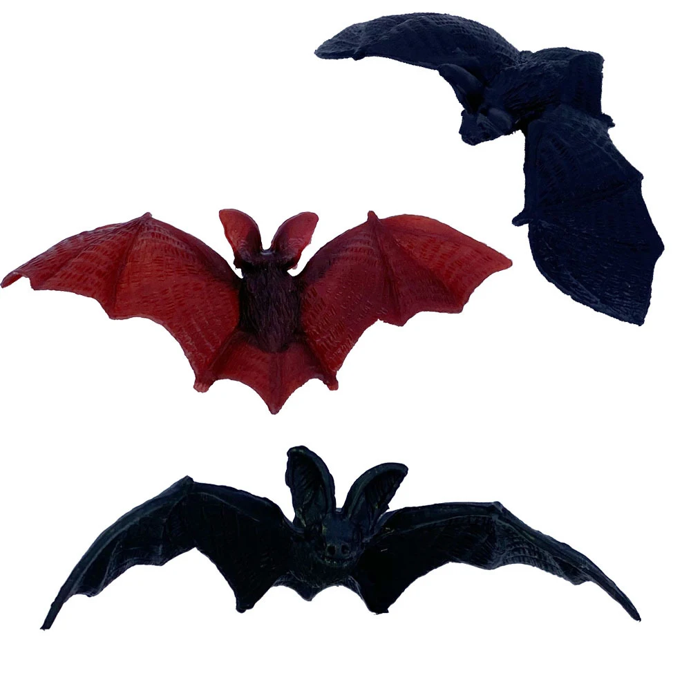 10/20PCS realistico pipistrello di plastica simulazione pipistrello insetto ingannevoli Prop scherzo giocattoli Horror divertente Horror trucco Prop regalo di Halloween