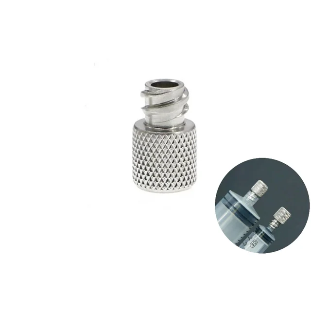 Stal nierdzewna kobieta Luer Lock Cap / Luer Lock strzykawka Cap-liposukcja kaniule i akcesoria