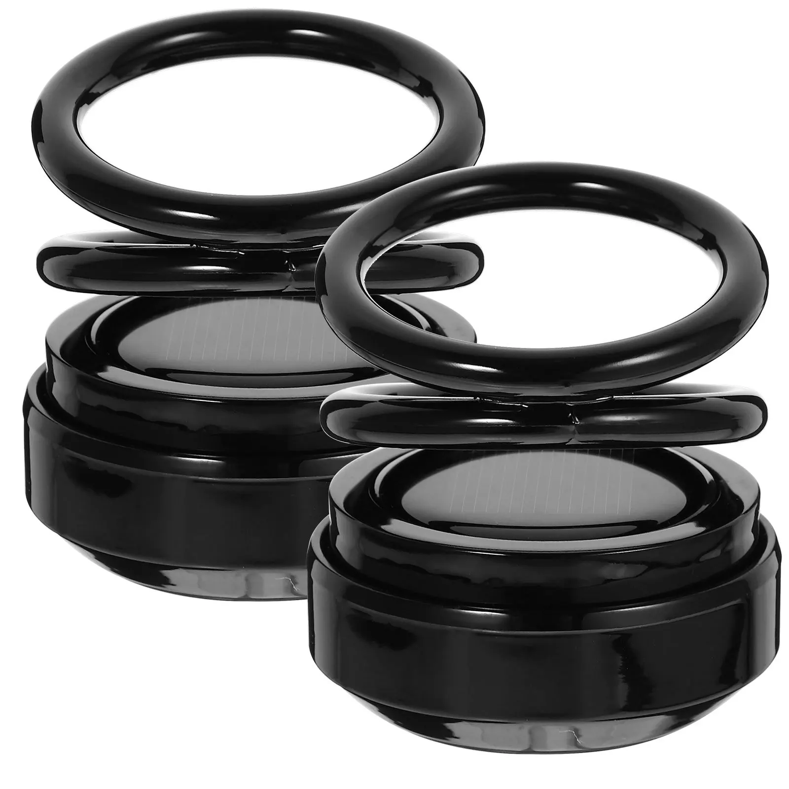 

2Pcs Car Aromatherapy Diffuser Dual Ring Relaxing Air Freshener Car Ornament Home Office Decoration Mood