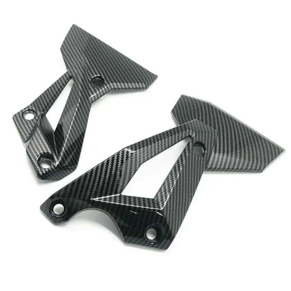 

100% High quanlity ABS Material Carbon Fiber Pattern Side Frame Radiator Guard Fairing For KAWASAKI Z400 Z 400 2018-2020