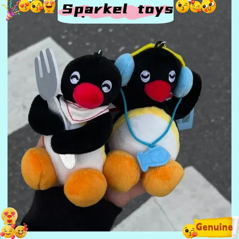 

Genuine Pingu Plush Pendant Series Penguin Kawaii Doll Pingu Gift Cute Penguin Girl Cute Gift Pack Accessories Pendant