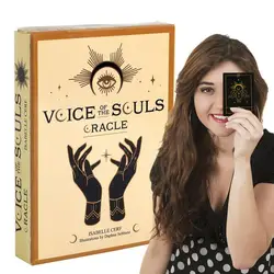 Voice Of The Souls Oracle Tarot Fate Divination Oracle Cards Tarot Card Entertainment Board Game Tarot Deck For Fortune Telling