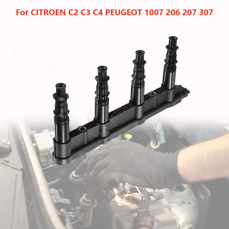 

5970.85 Ignition Coil for 1.4 16V CITROEN C2 C3 C4 PEUGEOT 1007 206 207 307 597085 9651710680