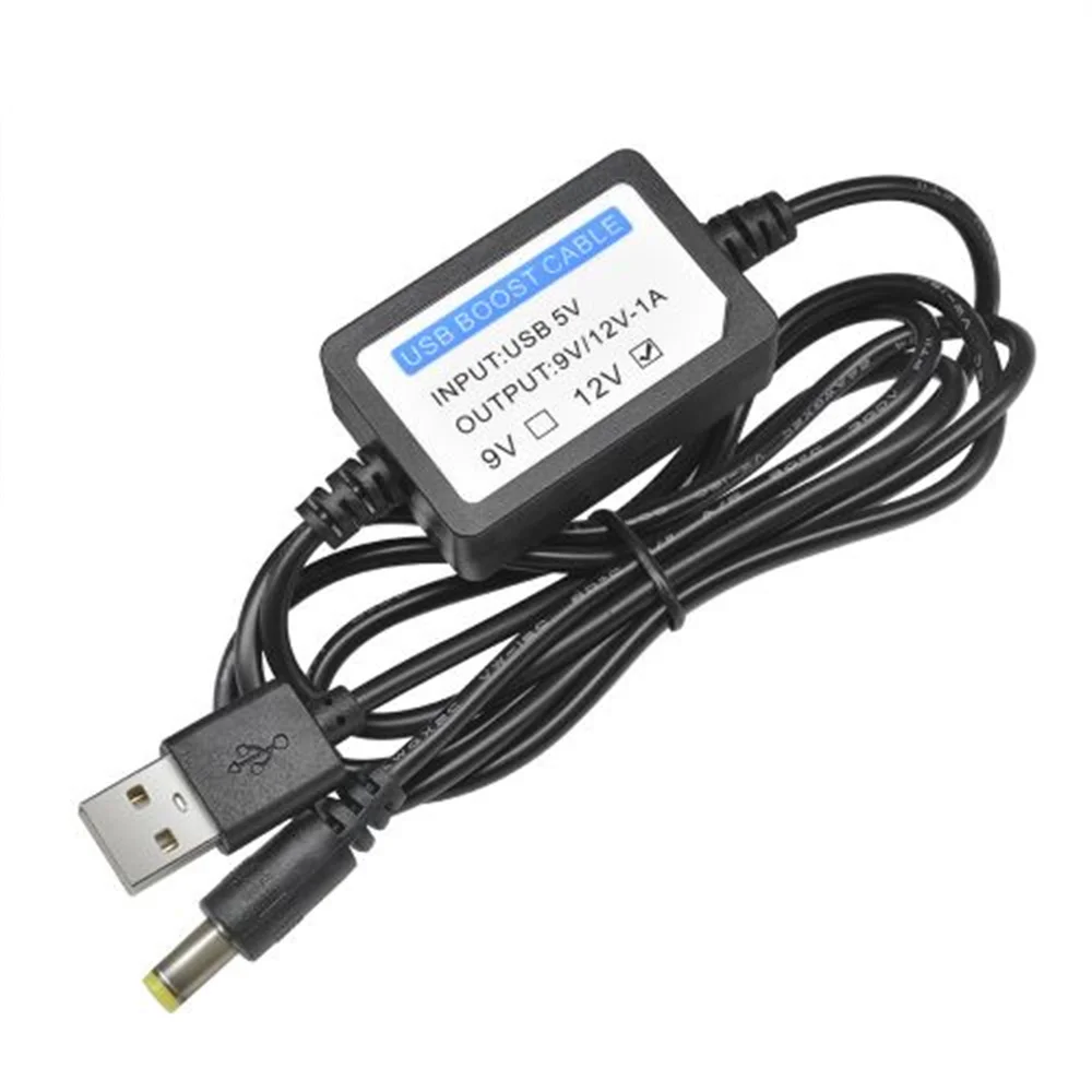 CUGUU DC 5V to DC 9V 12V 1A USB Charge Power Boost Step Up Cable Step UP USB Converter Adapter Wire With Boost Transformer