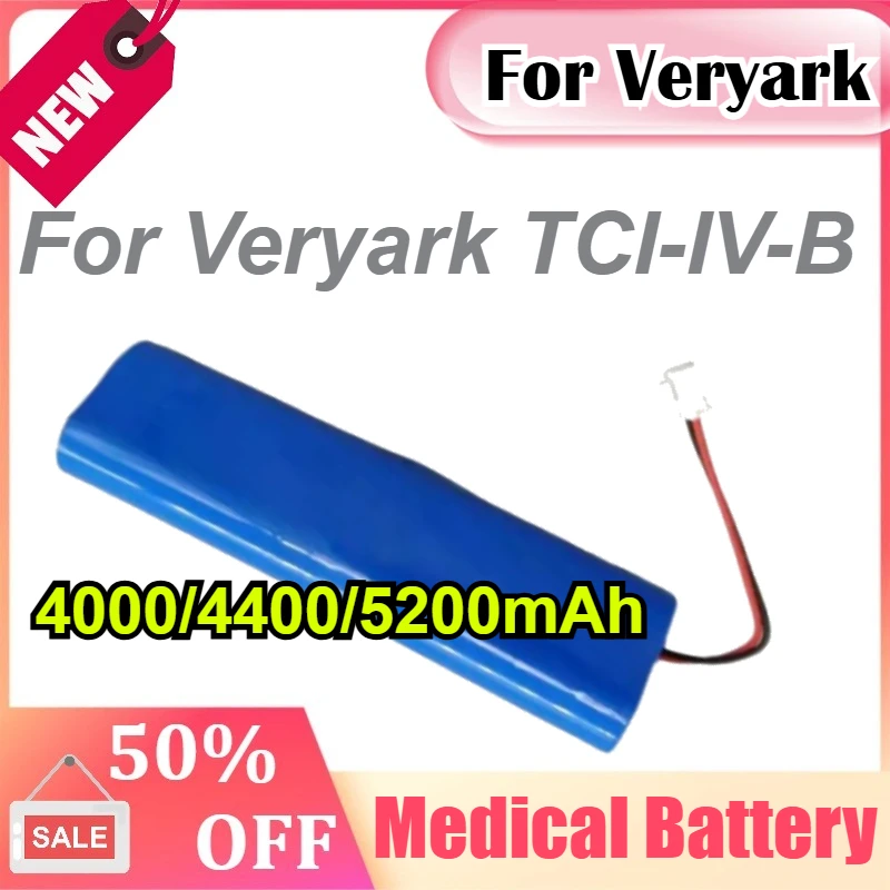 

For Veryark TCI-IV-B 11.1V 4000/4400/5200mAh HYLB-1449 Medical Infusion Pump Battery