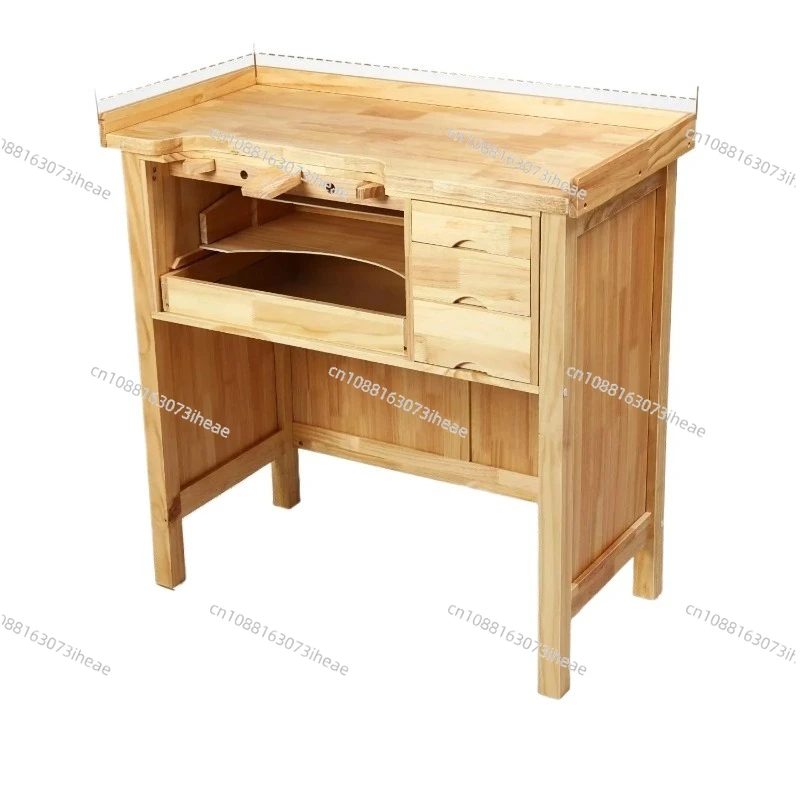 High Quality Heavy Duty Wood Workbench, for Workshop, Garage, W/Adjustable Handle