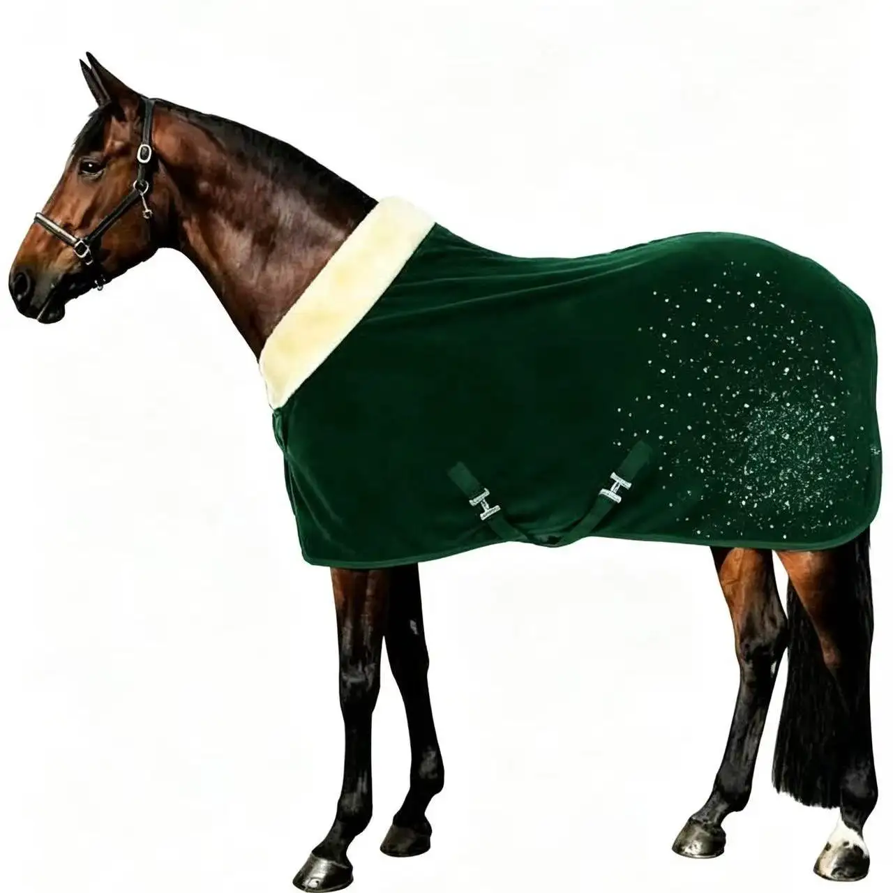 Winter Turnout Warm Rugs Cotton Filling Liner Polar Fleece Horse Rugs